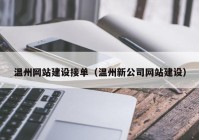 温州网站建设接单（温州新公司网站建设）