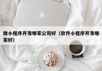 做小程序开发哪家公司好（软件小程序开发哪家好）